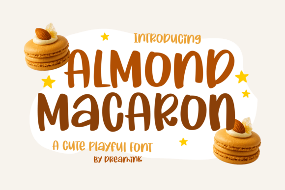 Almond Macaron Font for Creative Projects