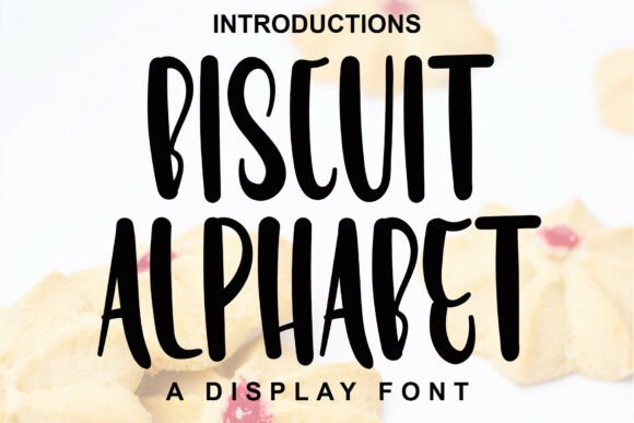 Biscuit Alphabet Font for Bold Branding