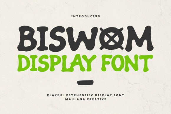 Biswom: A Bold Font for Creative Brands