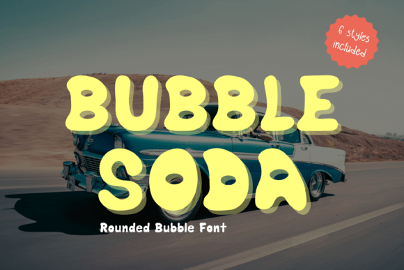 Bubble Soda Font for Web Design