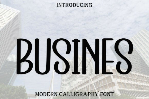 Busines Font for Creative Design