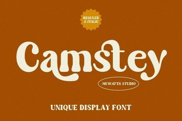Camstey: Retro Font for Modern Campaigns