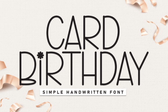 Card Birthday Font