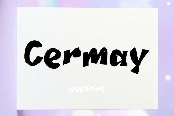 Cermay: A Fun Display Font for Creative Projects