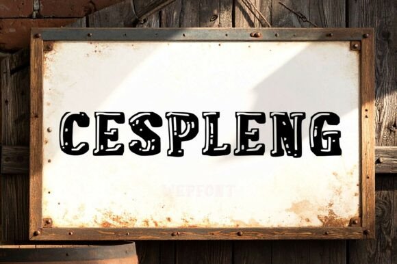 Cespleng Font for Bold Web Design