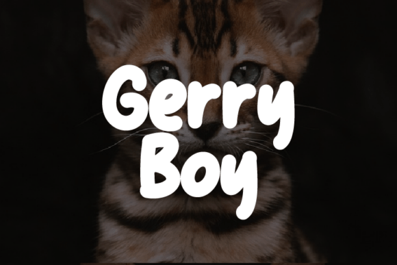 Gerry Boy Font: Modern Elegance for Editorial Design