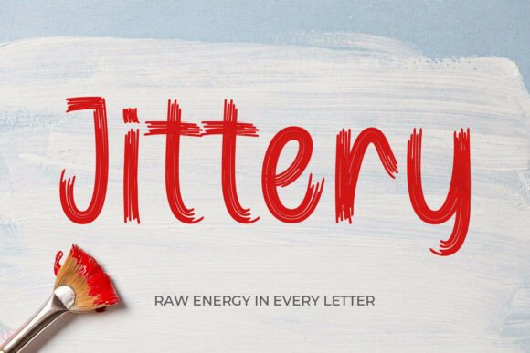 Jittery Font for Bold Branding