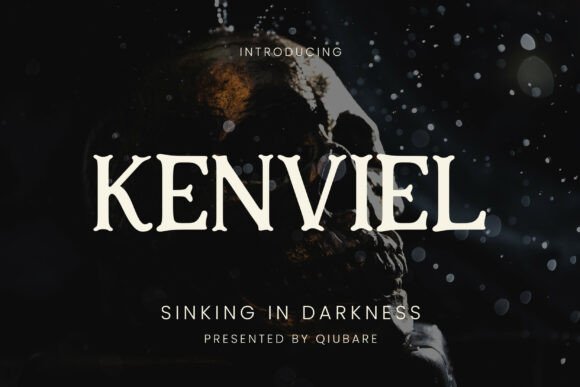 Kenviel: A Dramatic Display Font
