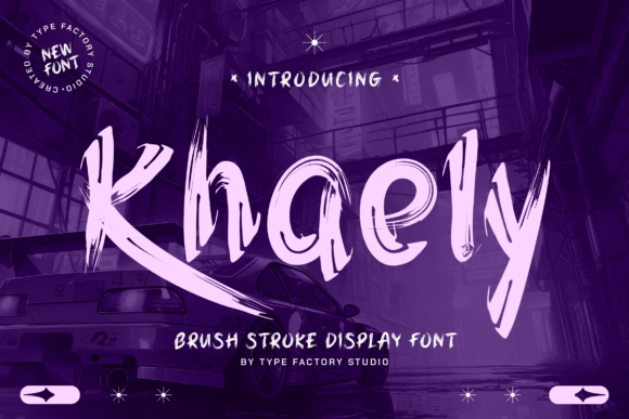Khaely Font: Bold, Organic, and Vibrant