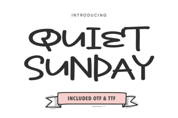 Quiet Sunday Font Review