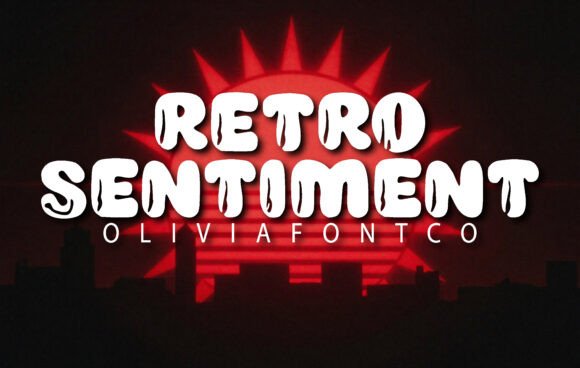 Retro Sentiment Font