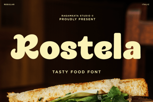 Rostela: A Flavorful Font for Small Businesses