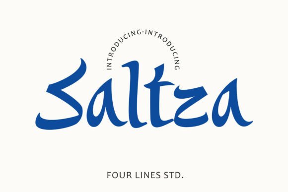 Saltza Font for Bold Branding