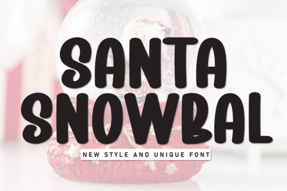Santa Snowbal Font for Bold Branding