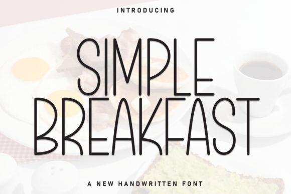 Simple Breakfast Font