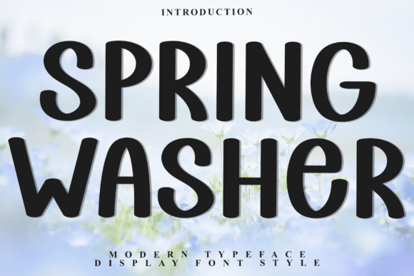 Spring Washer Font Review