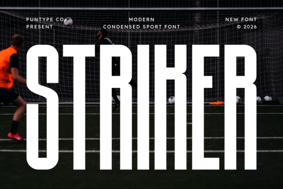 Striker Font for Bold Editorial Design