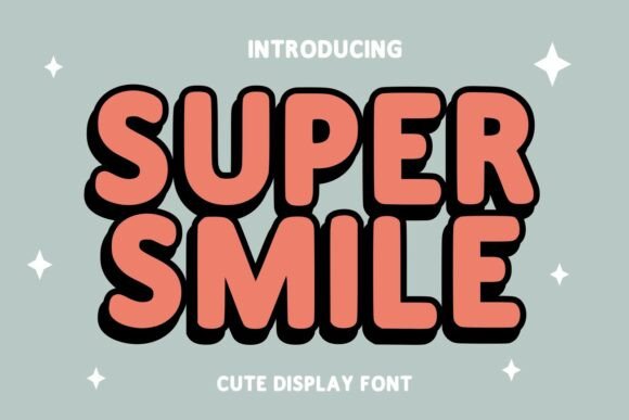 Super Smile Font for Web Design