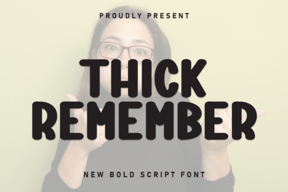 Thick Remember Font for Bold Branding